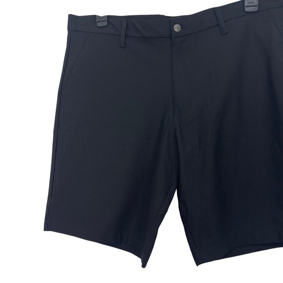 SwissTech Mens Black Flat Front Sport Golf Shorts Size 38 Polyester - Picture 10 of 10